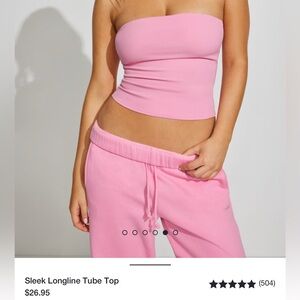 Garage Pink Tube Top